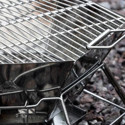 六角形全 軽量折畳式焚き火台 ソロ