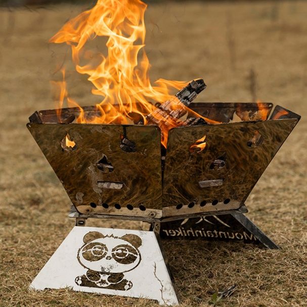 六角形全 軽量折畳式焚き火台 ソロ