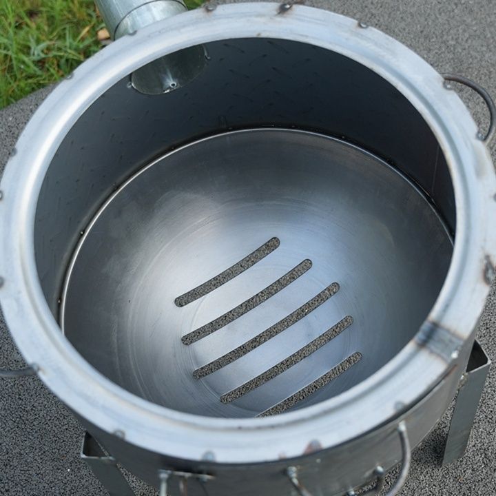 焚き火台 多機能加厚式炒め鍋付き焚き火台 ソロ