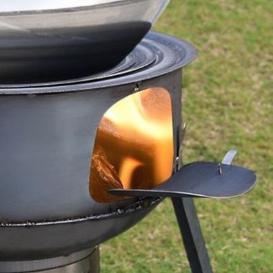 焚き火台 多機能円筒型調理用焚き火台 ソロ