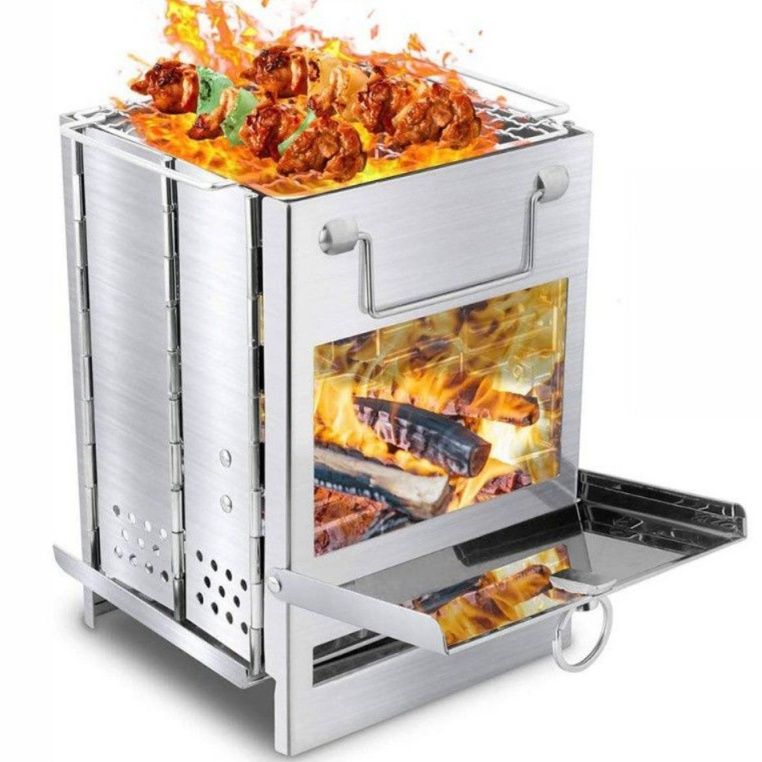 二次燃焼式組立型軽量ソロ焚き火台