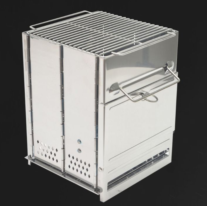 二次燃焼式組立型軽量ソロ焚き火台