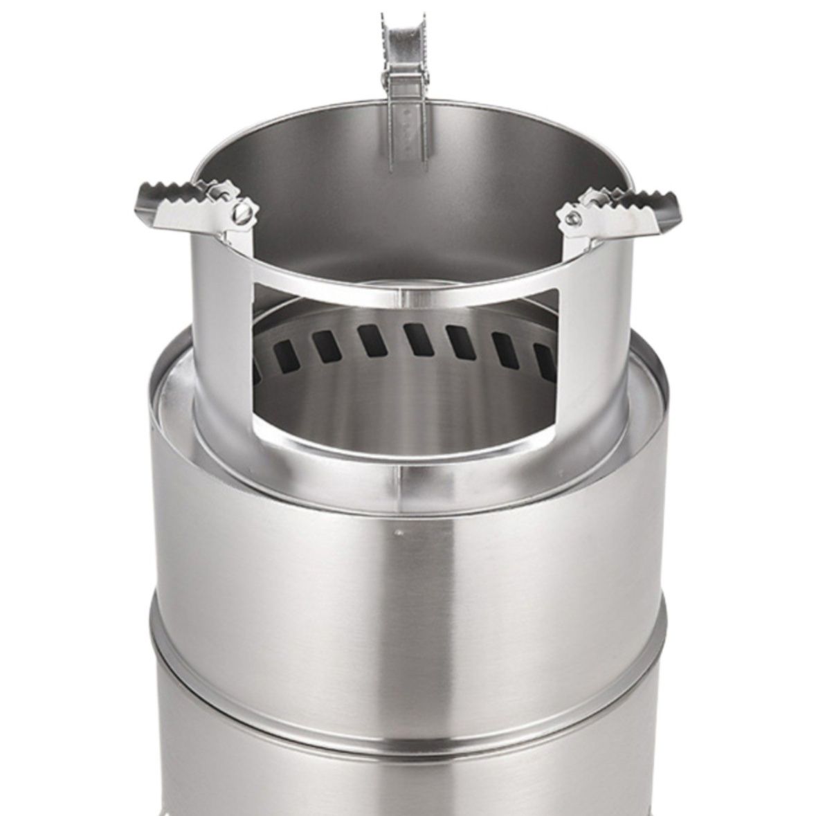 二次燃焼式軽量コンパクト折りたたみ調理用ストーブソロ焚き火台