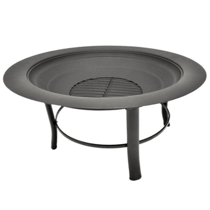 大型円形網付き四脚式焚き火台ファイヤーディスク