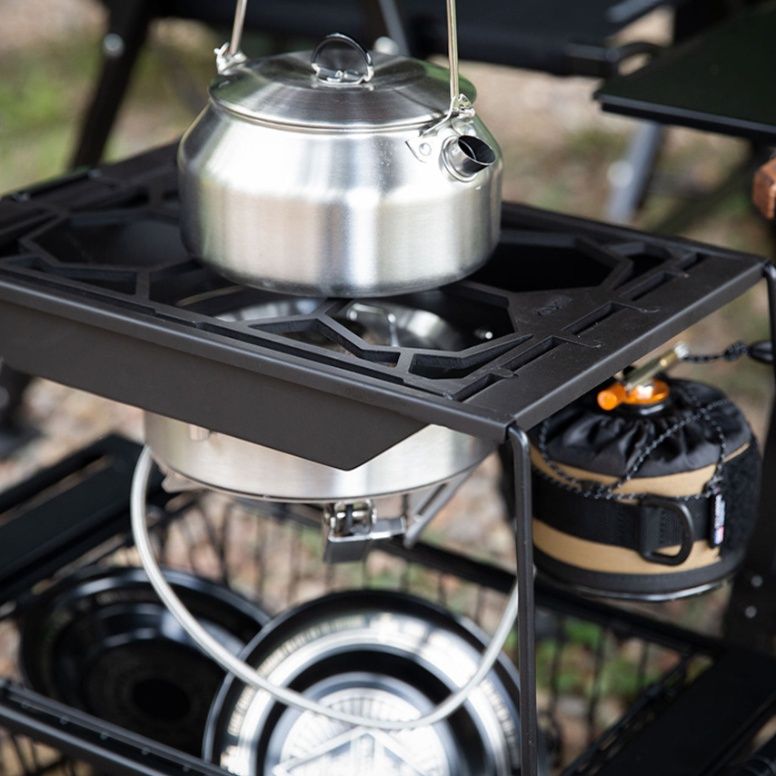 二段式多機能焚き火台テーブル付き炉台セット