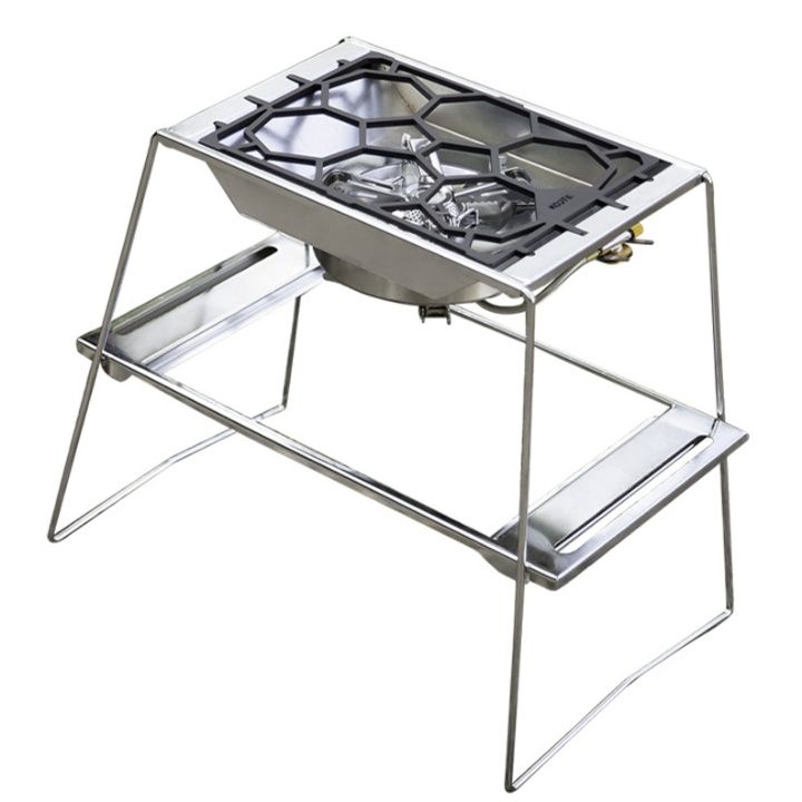 二段式多機能焚き火台テーブル付き炉台セット