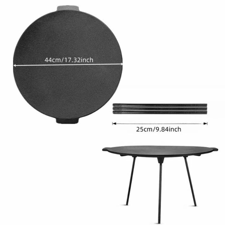 三脚式円盤型調理用焚き火台ファイヤーディスク