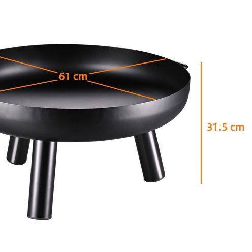 大型円盤型四脚式焚き火台ファイヤーディスク