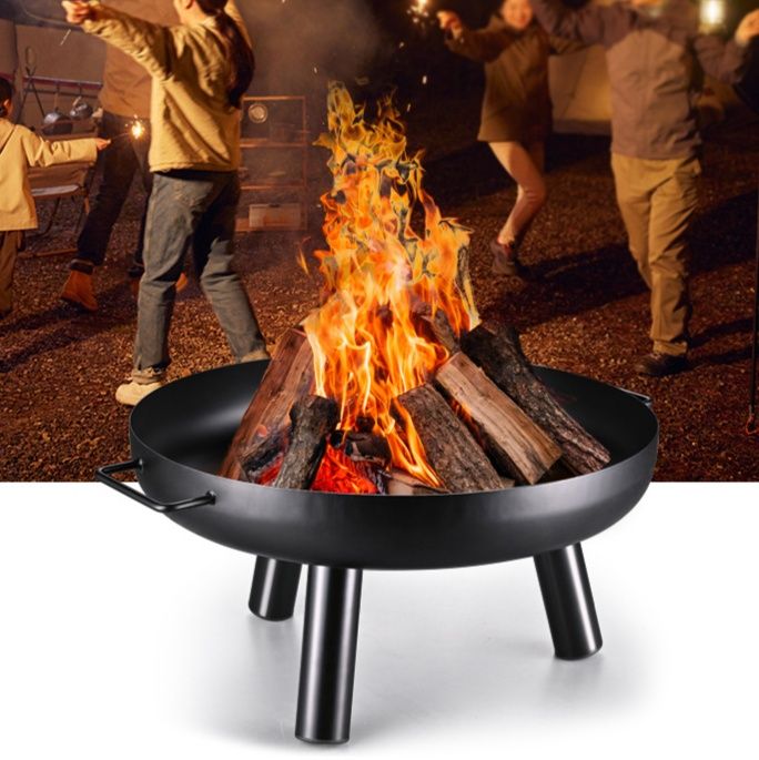 大型円盤型四脚式焚き火台ファイヤーディスク