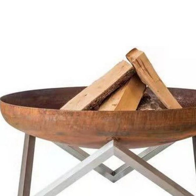 焚き火台大型60㎝浅皿式ファイヤーディスク