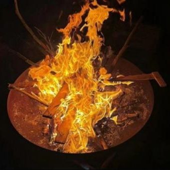 焚き火台大型60㎝浅皿式ファイヤーディスク