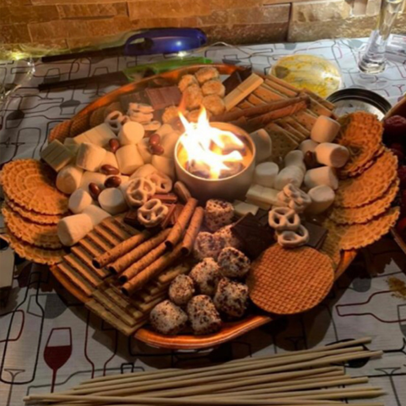 円筒型軽量一人用焚き火台