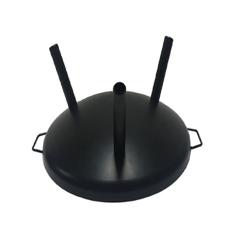 焚き火台 三脚式円形皿型焚き火台一人用 ソロ