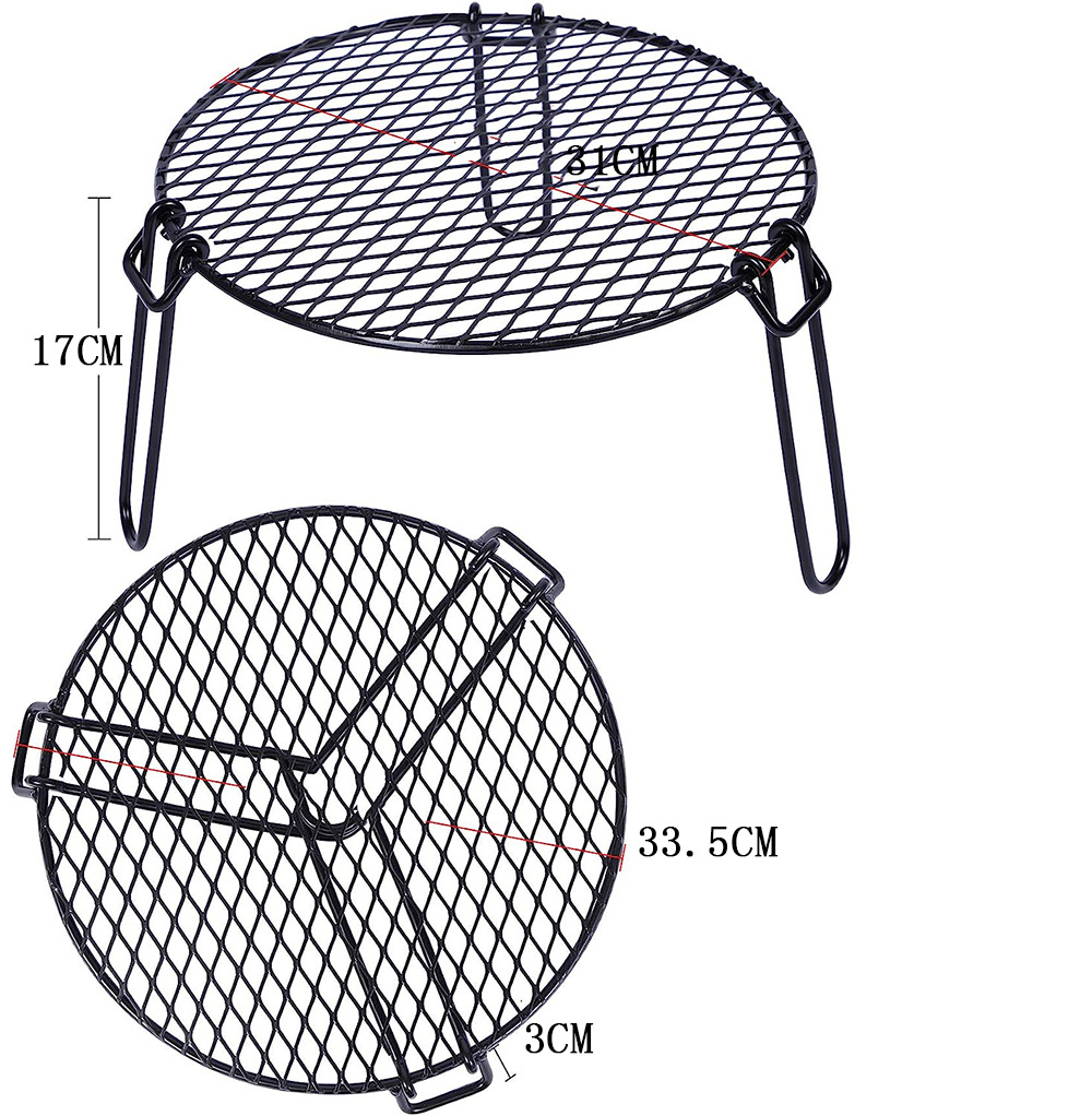 焚き火台 円形網目式三脚付き軽量焚き火台 ソロ
