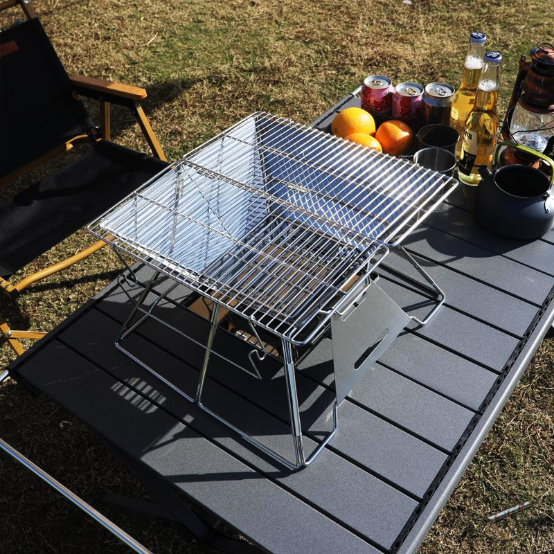 折り畳み式四脚構造焚き火台ソロ用