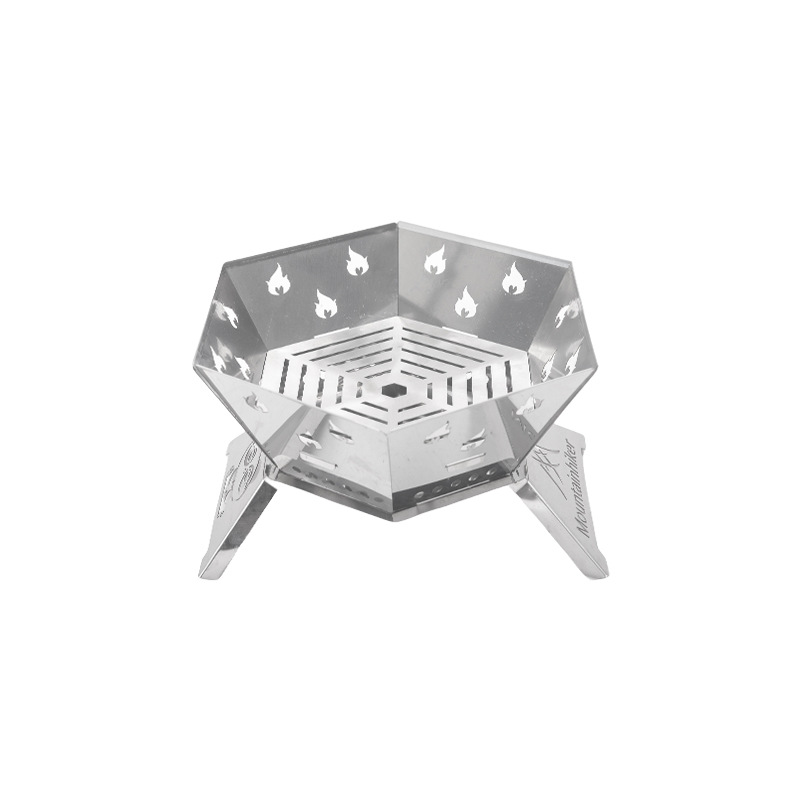 六角形全 軽量折畳式焚き火台 ソロ