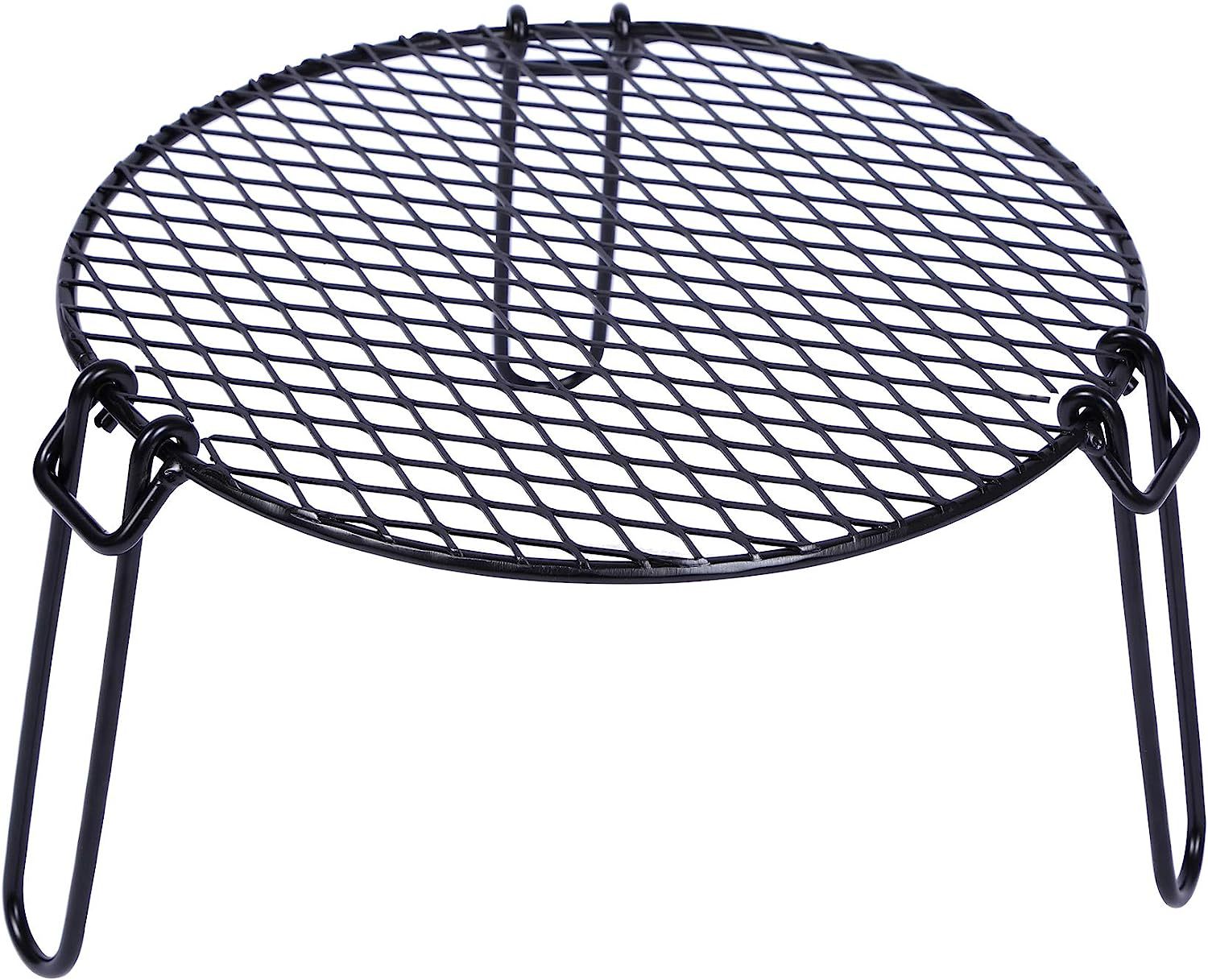 焚き火台 円形網目式三脚付き軽量焚き火台 ソロ