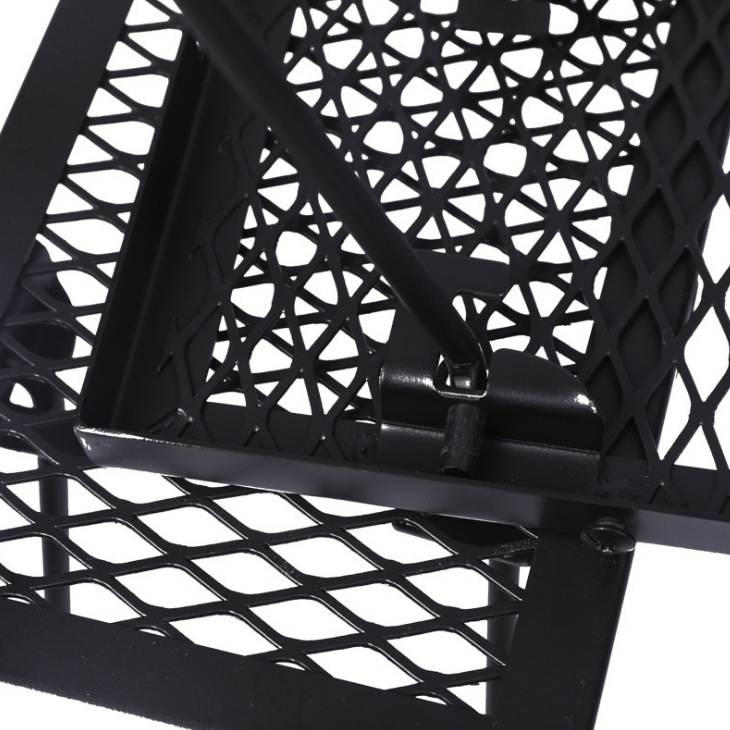 幾何学模様装飾付き折りたたみ式焚き火台テーブル