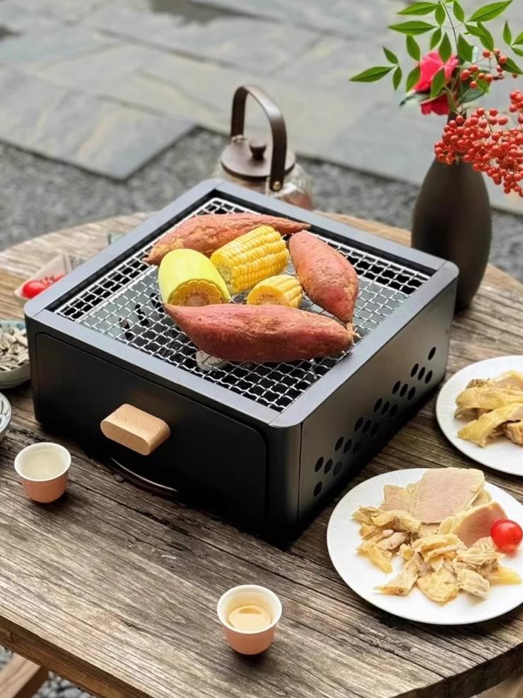 焚き火台 コンパクト調理焚き火台
