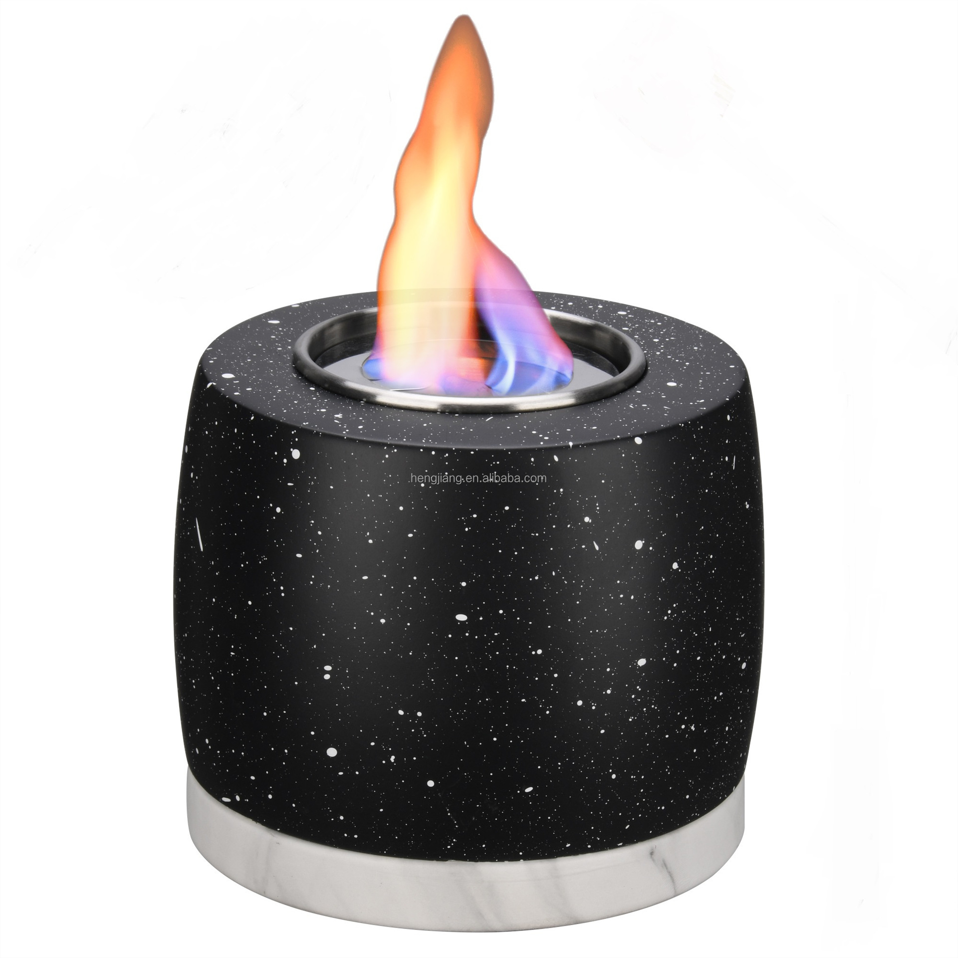 焚き火台 卓上型円筒式一人用小型燃焼台