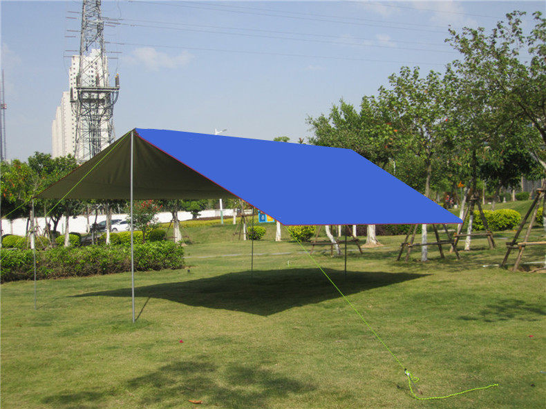 タープ 大型ワイドサイズ六角形日除けタープ
