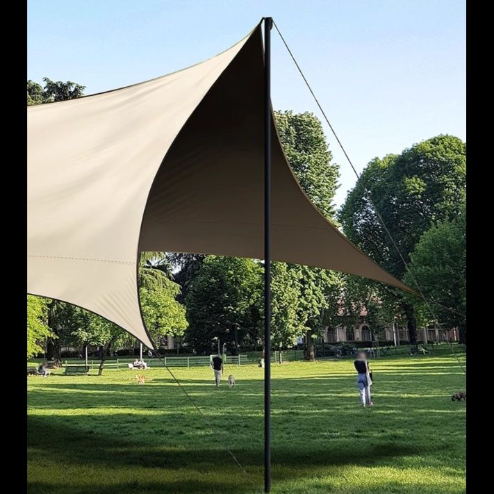 タープ 大型遮光タープ複数人用日除け天幕