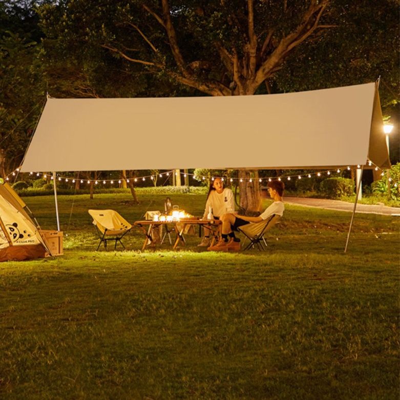 タープ 大型ツートン遮光天幕シェード