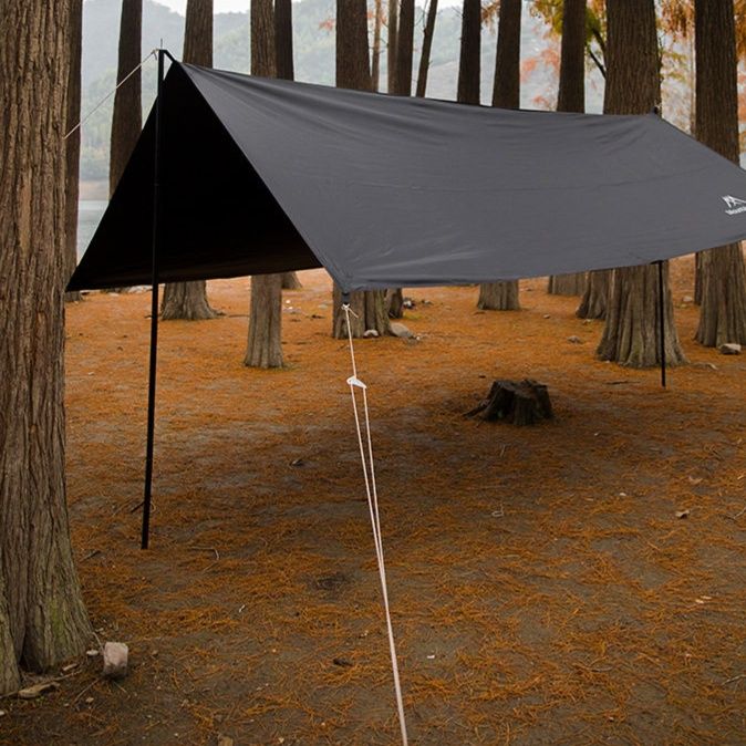 タープ 広々空間確保ワイドサイズ日除け防水タープ