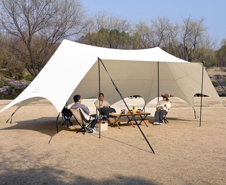 タープ 大型ヘキサゴン日よけ屋外用タープシェード