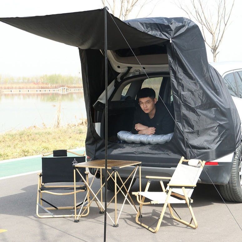 タープ 車載用遮光タープ付き後部拡張テント