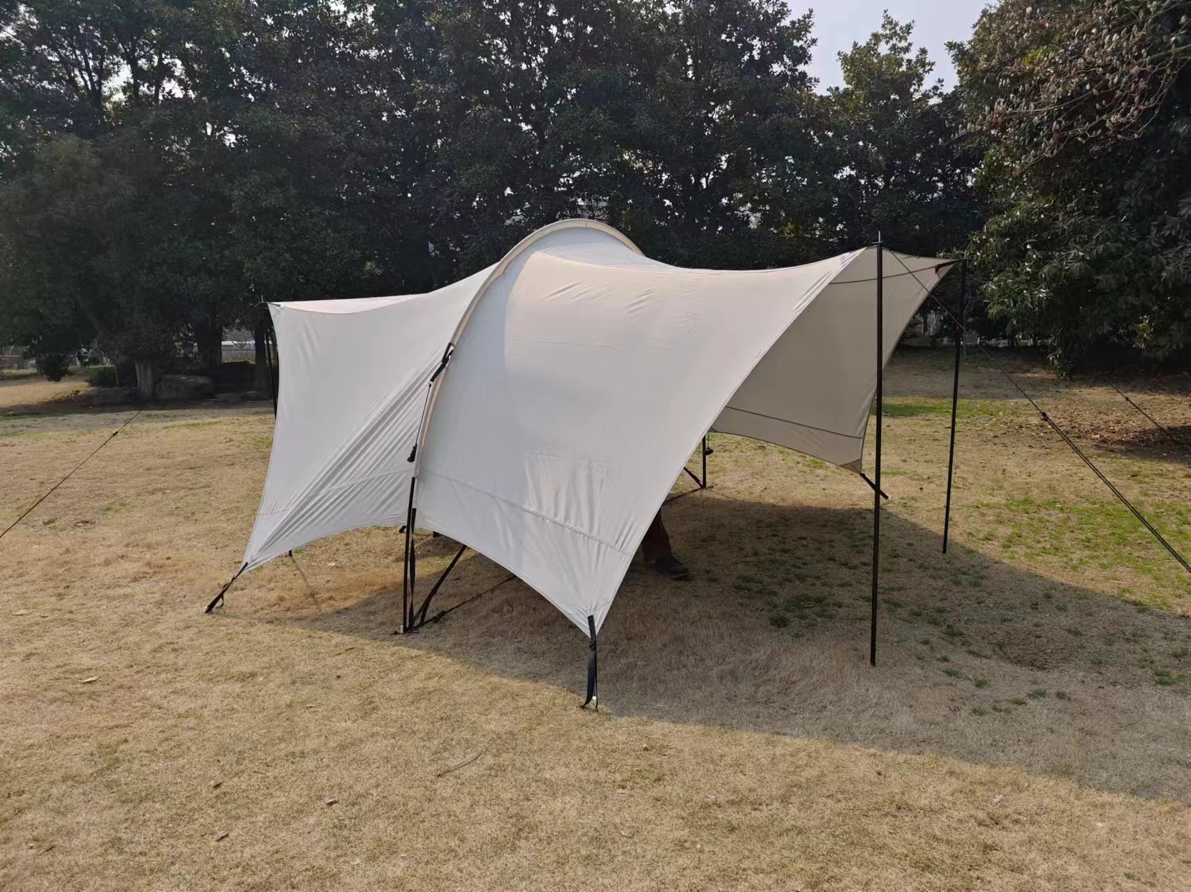 タープ 多角形デザイン遮光タープ大型日除けシェード