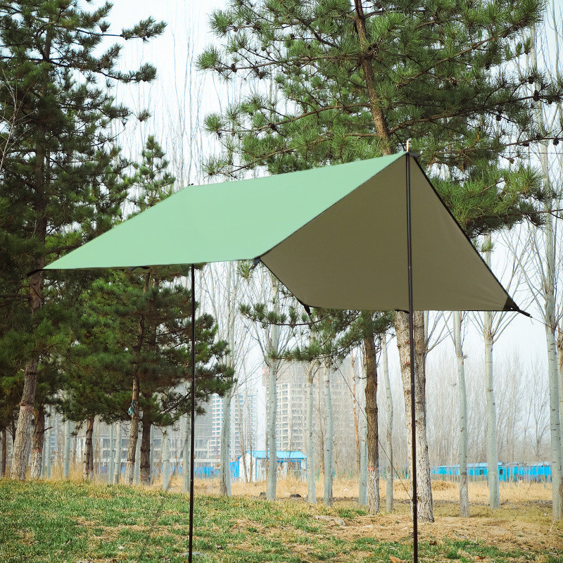 タープ 多機能配色デザイン大型スクエアタープフルセット