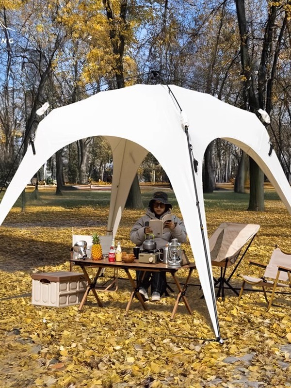 タープ アーチ型フレーム遮光タープ 大型シェルター