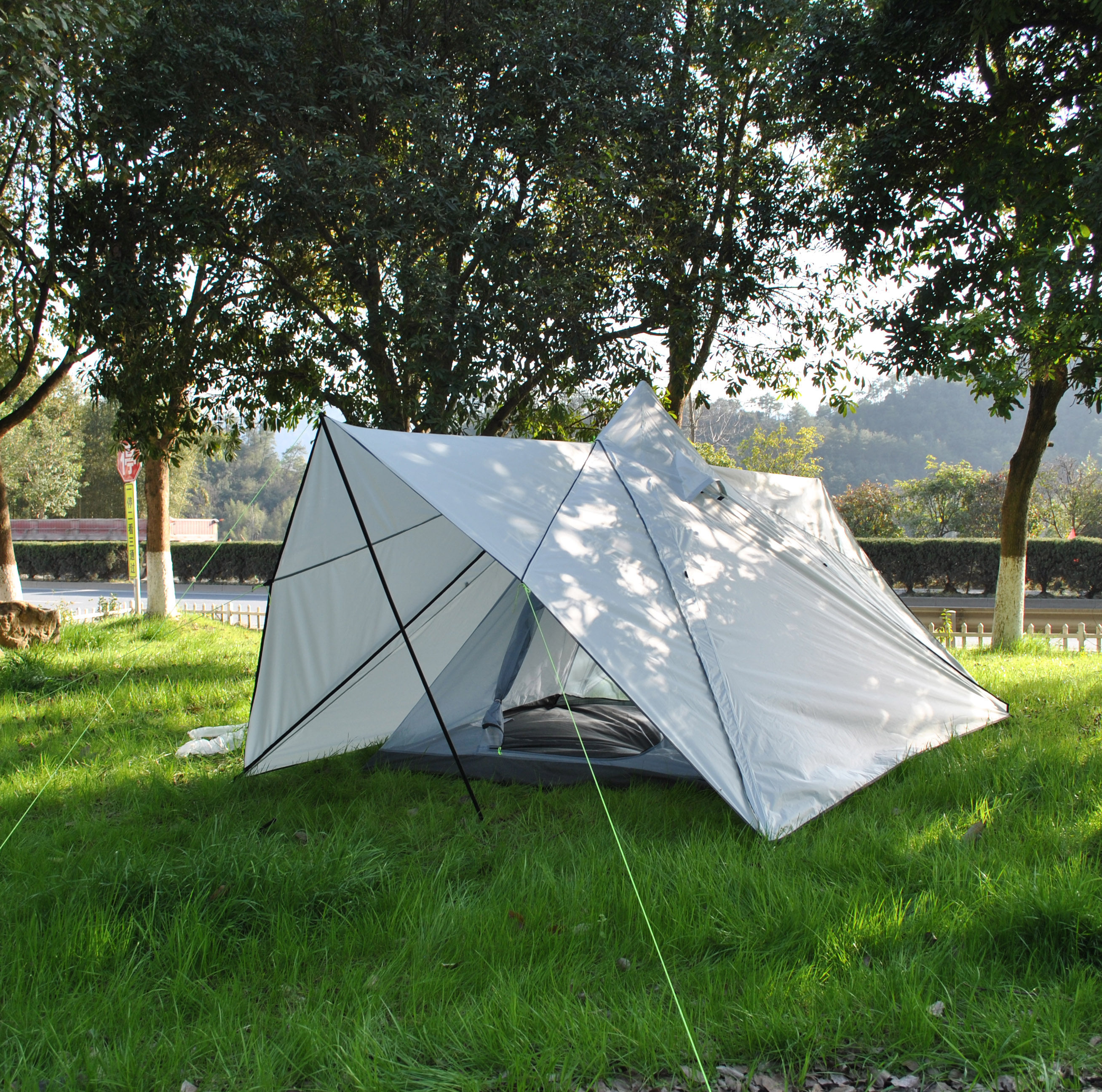 タープ 多目的使用可能な大型三角テント兼タープ