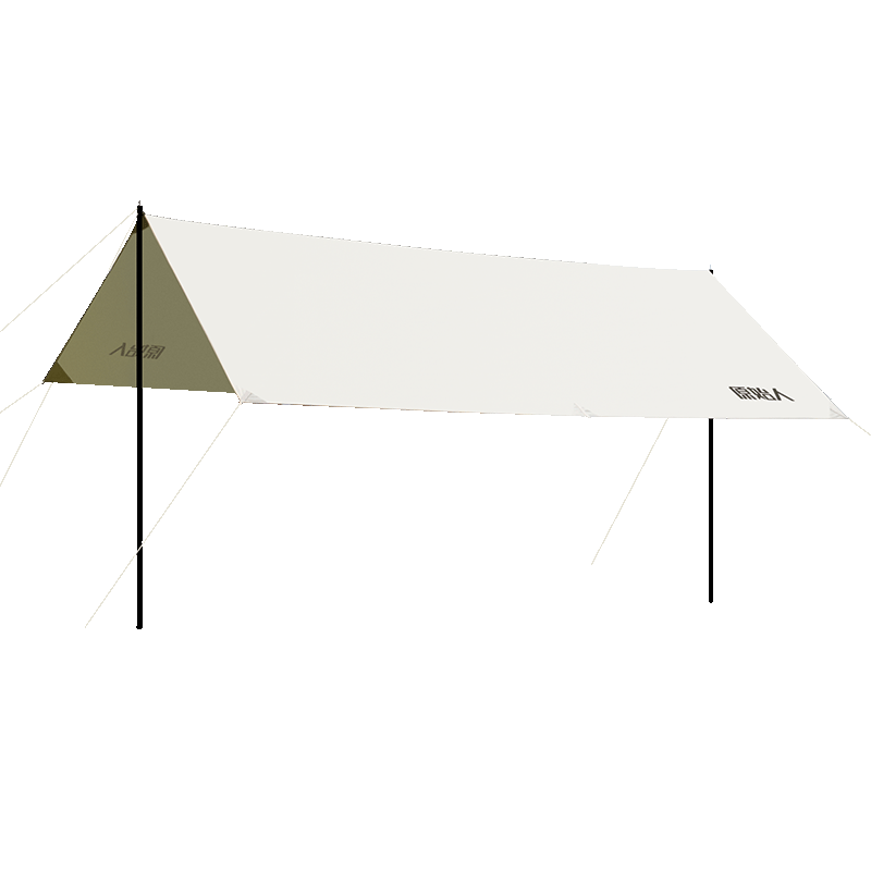 タープ 大型レクタングル防水タープ四隅張り綱付き