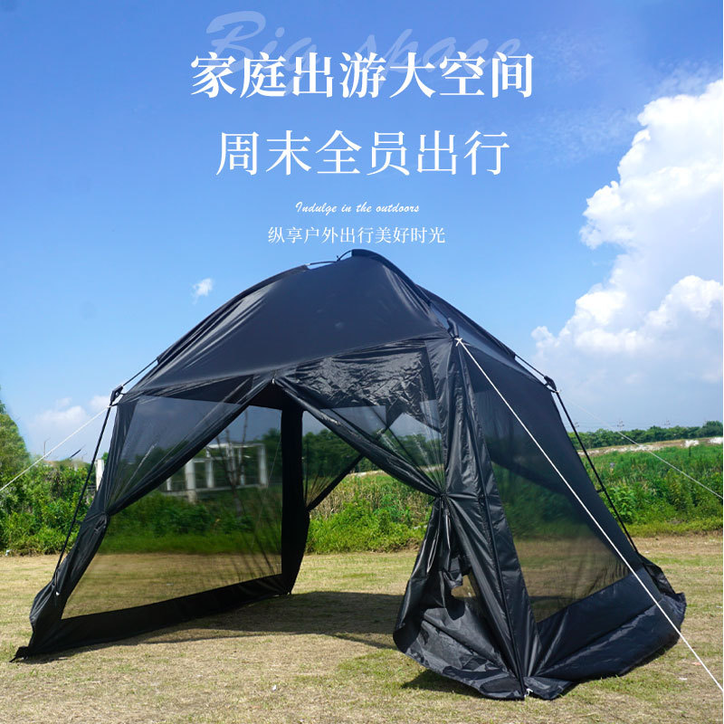 タープ 全面通気メッシュタープ 大型ドーム型日除けシェルター