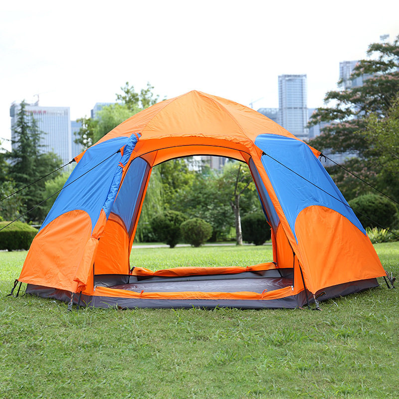 タープ 六角形自動開閉式多機能ワンタッチタープテント