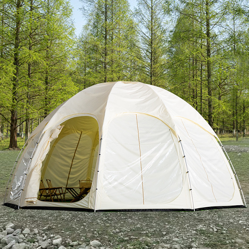 タープ 大型ドーム型多人数用遮光シェルタータープ