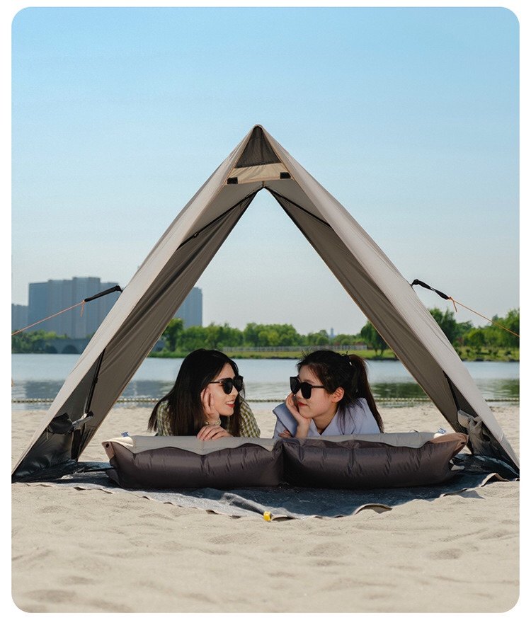 タープ 三角屋根型軽量ビーチタープ遮光仕様