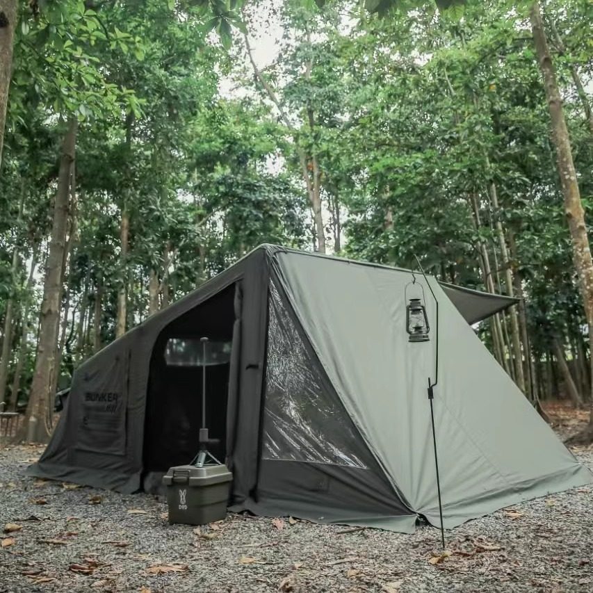 タープ 大型一体式防水テント付きタープ