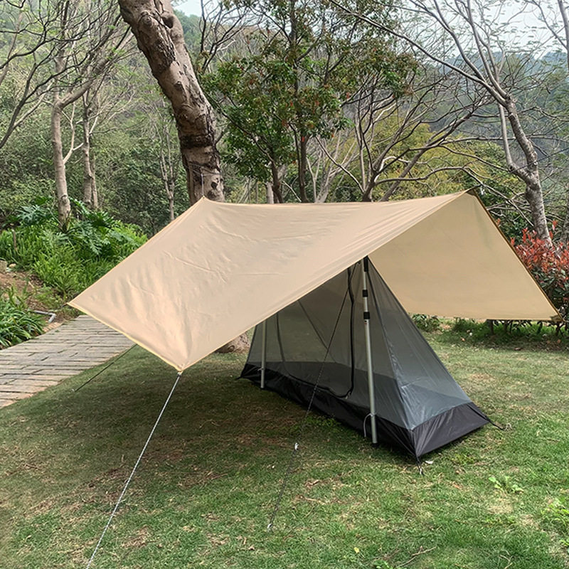 タープ 大型六角形遮光タープ 広々空間対応型