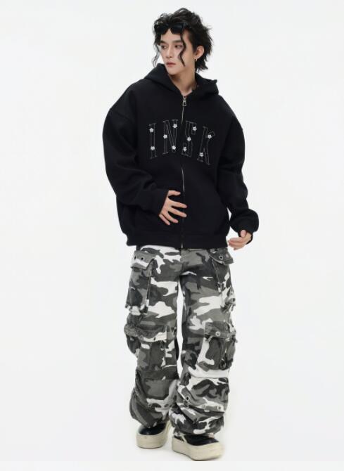 30代メンズファッション メンズ 秋冬 ジップアップ パーカー フード付き