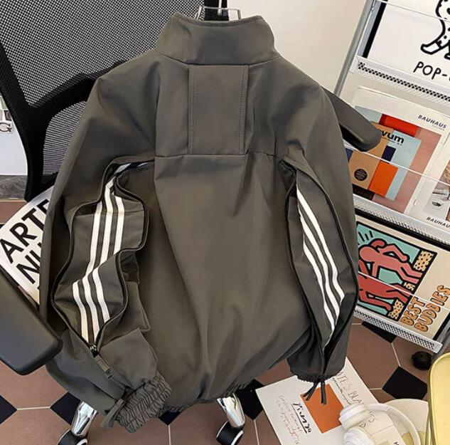 30代メンズファッション 立ち襟ジップアップジャケット メンズ アウター