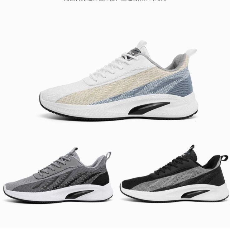 30代メンズファッション 軽量メッシュ ランニングシューズ