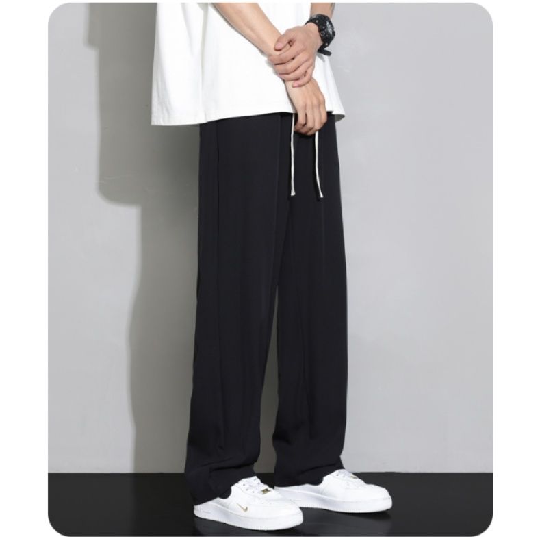 30代メンズファッション リラックスワイドストレートパンツ