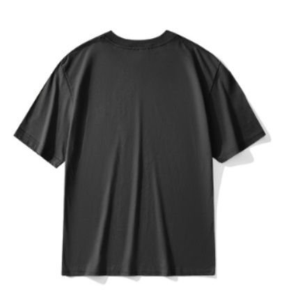 30代メンズファッション 詩的言葉プリント半袖Ｔシャツ