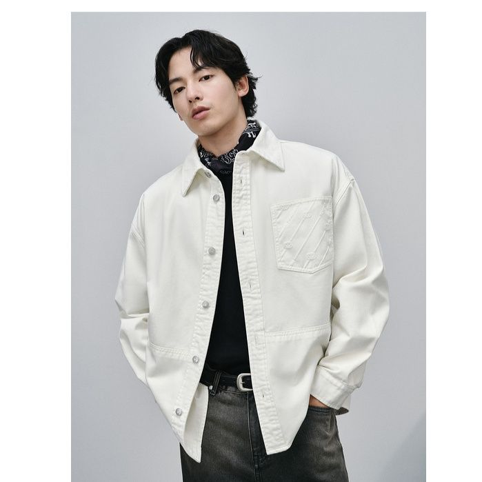 30代メンズファッション 洗練シャツジャケット