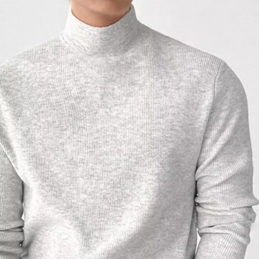 30代メンズファッション 半ハイネック ニット セーター 長袖 秋冬 大人カジュアル トップス