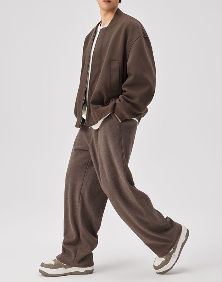 30代メンズファッション オーバーサイズスタンドカラーブルゾン