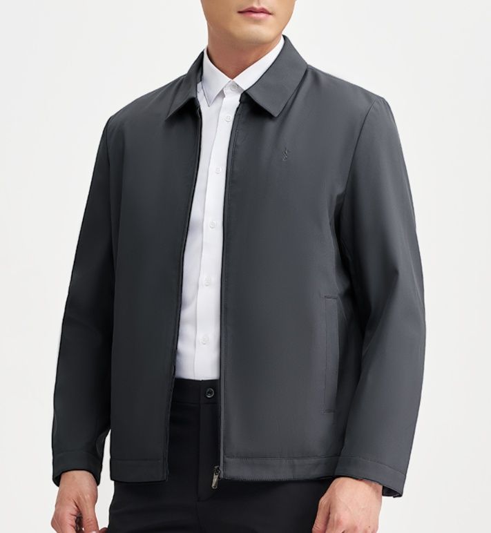 30代メンズファッション スマートシルエット ハリアジャケット